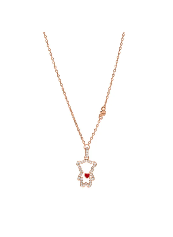 امبوريو ارماني Egs3162221 Gold Tone Stainless Steel Necklace