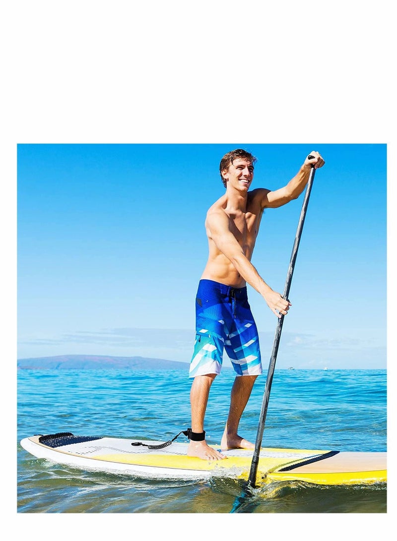 Y&D 2 Pieces Surf Board Leashes Coiled Leash SUP Rope Paddle Surfboard Surfing Leg Straps Stay on Ankle Strap Sup Accessory for - Image 5