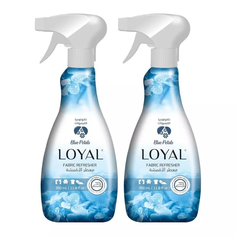 Loyal Fabric Freshener In Soft Blue Petals Fragrance- 2X350ml