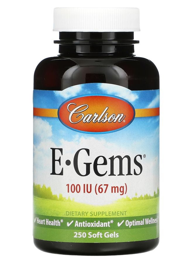 E-Gems 67 mg (100 IU) 250 Softgels