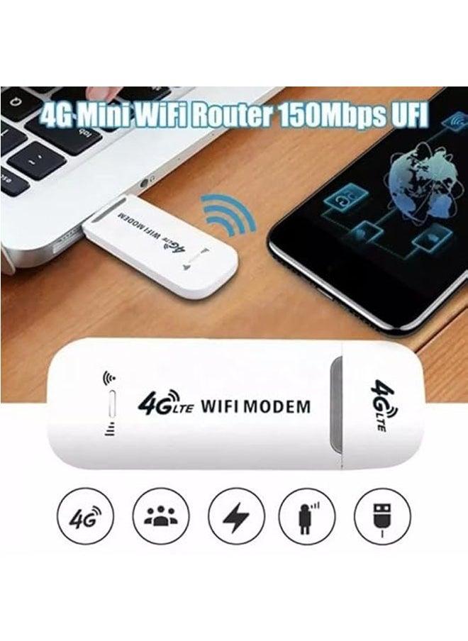 General - Portable WiFi Router with Portable WiFi, High Speed 4G Mobile WiFi Hotspot Router, Portable WiFi Adapter for Mobile Phone, Laptop, Desktop Tablet, Connect Up to 10 WiFi Hotspot Devices - Image 1