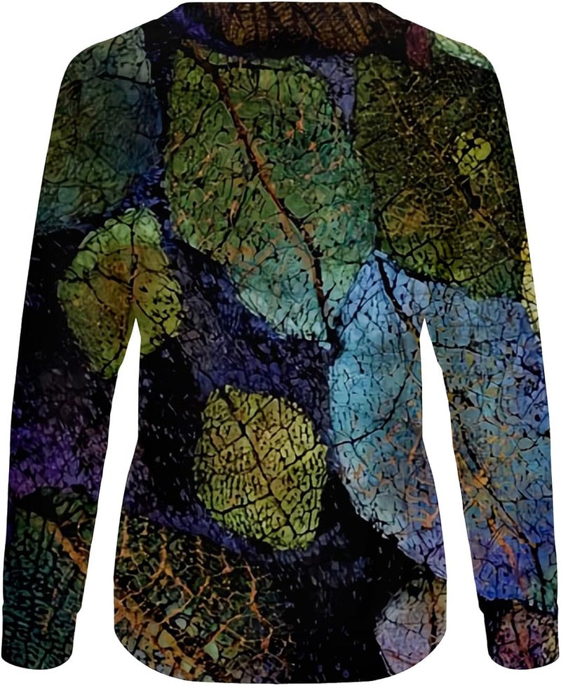 cheekyglo Long Sleeve Sweatshirt for Teen Girls Women Casual Graphic Print Pullover Comfy Loose Fit Fall Shirts Blouse - Image 3
