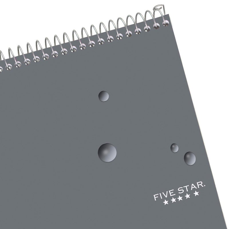 Five Star Top Bound Notebook, 1 Subject, College Ruled Paper, 100 Sheets, 11" x 8-1/2", Color Selected For You, 1 Count (06182) - Image 5