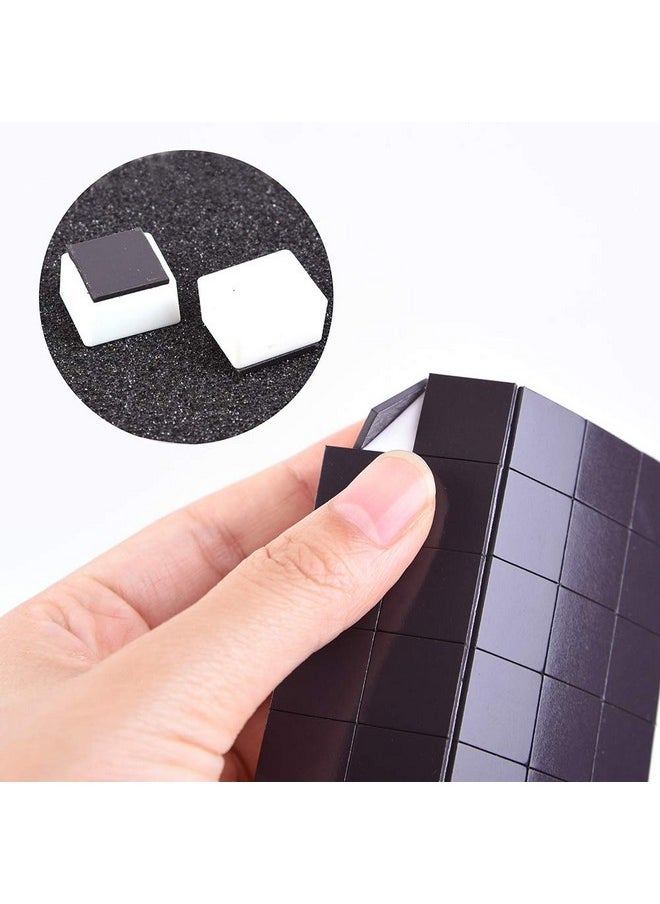 Qianshan 40Pcs Empty Half Pans With Magnetic Stripe Watercolor Paint Travel Tin Palette Case Artist Paints Half Pan Kits For Diy Watercolor Oils Or Acrylics Painting Art Drawing Champs Rose  - Image 3