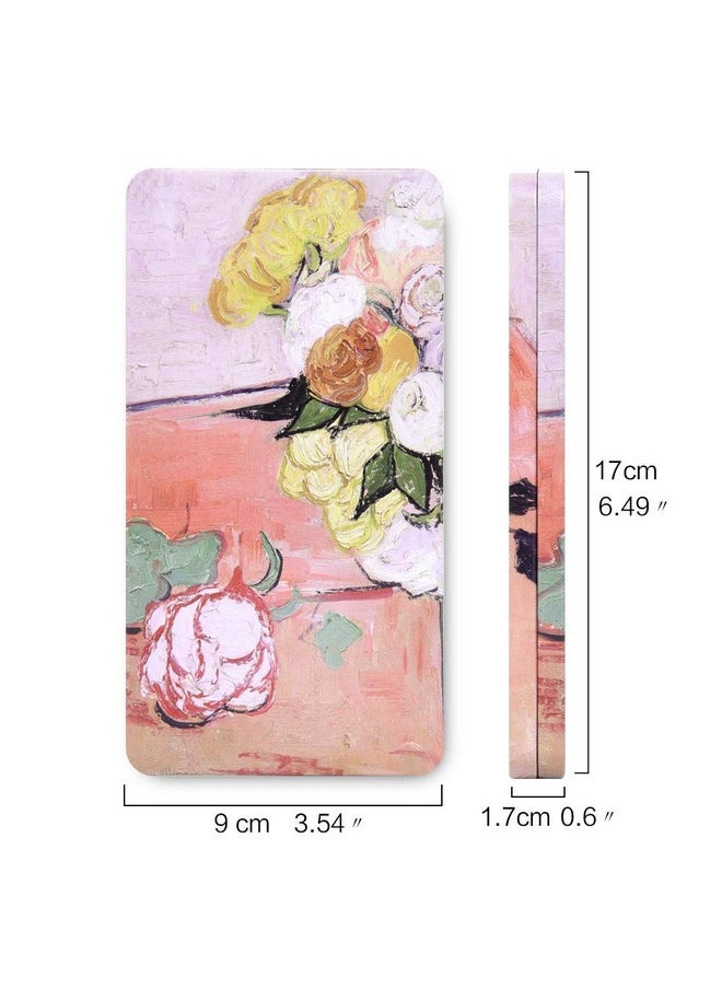 Qianshan 40Pcs Empty Half Pans With Magnetic Stripe Watercolor Paint Travel Tin Palette Case Artist Paints Half Pan Kits For Diy Watercolor Oils Or Acrylics Painting Art Drawing Champs Rose  - Image 5