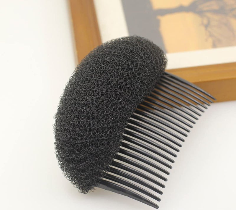 ericotry Hair Comb, 2PCS Charming Bump It Up Volume Inserts, Nylon, Size 6x8.5cm/2.36x3.35, Black (Color:black,beige,brown for you choose), for Women and Girls with Long Hairs - Image 4