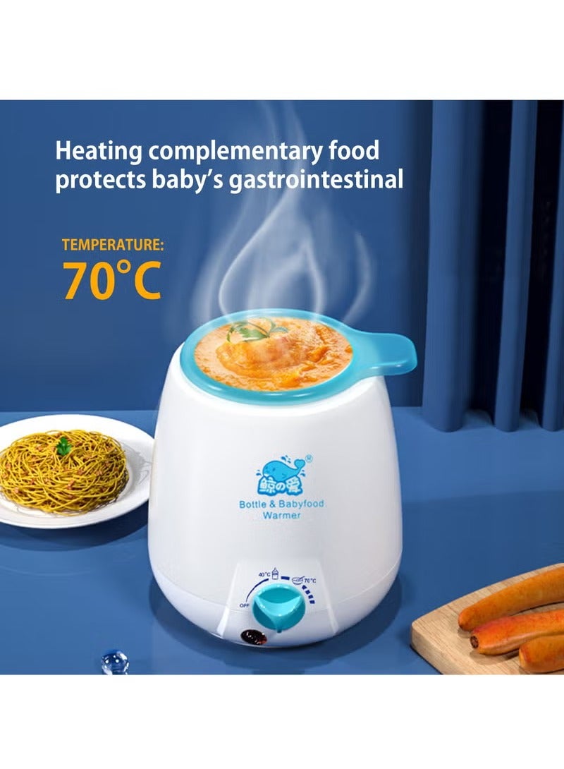 بونيتا جهاز تسخين حليب الأطفال، جهاز تسخين سريع للزجاجات، زجاجة أوتوماتيكية بالكامل، أربع وظائف بما في ذلك تسخين الطعام، عملية قرص واحد، قطر كبير، سخان زجاجة حليب ذكي ثرموستاتي 100 وات - Image 3