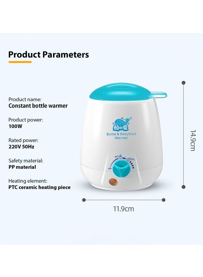 بونيتا جهاز تسخين حليب الأطفال، جهاز تسخين سريع للزجاجات، زجاجة أوتوماتيكية بالكامل، أربع وظائف بما في ذلك تسخين الطعام، عملية قرص واحد، قطر كبير، سخان زجاجة حليب ذكي ثرموستاتي 100 وات - Image 4