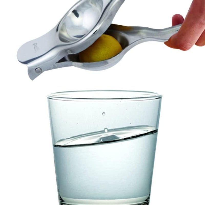 Anjali Stainless Steel 3 in 1 Lemon Squeezer With Comfortable Handle, Helps Extracting Lemon Juice, Grating Cheese & Bottle Opener - Modern Kitchen Tool - Image 2