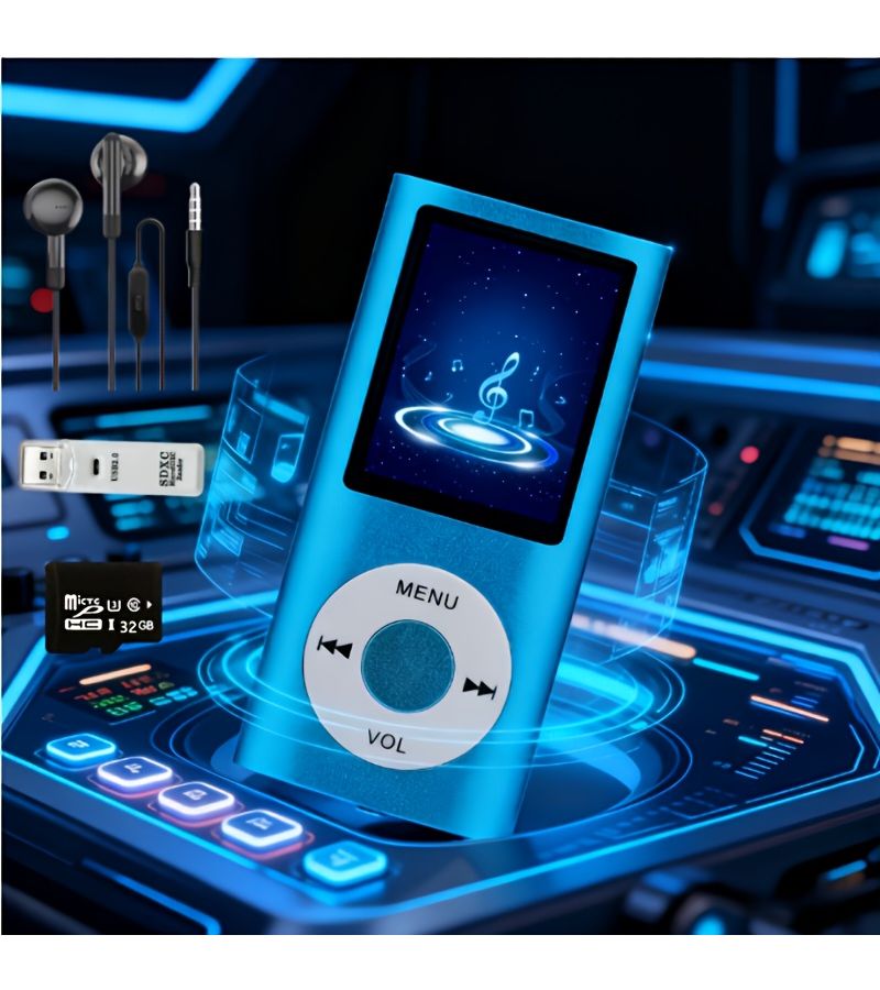 32GB MP3 Player with Music Video Photo Ebook Earphones Black - Image 4