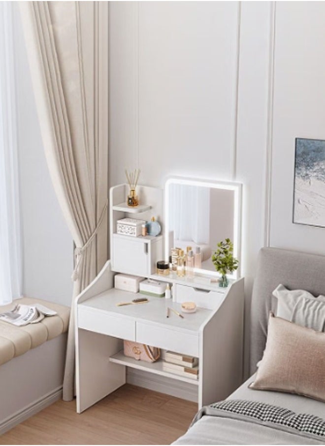 keke - Makeup Vanity Table Dressing Table Flip Mirror With Drawers - Image 1