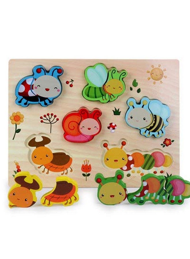 فنبلاست لوحة تعليمية خشبية ملونة من فن بلاست للأطفال، صينية لوح خشبي، مقاس 30 × 22 سم، متوفرة بأنواع مختلفة (نحل) - Image 1