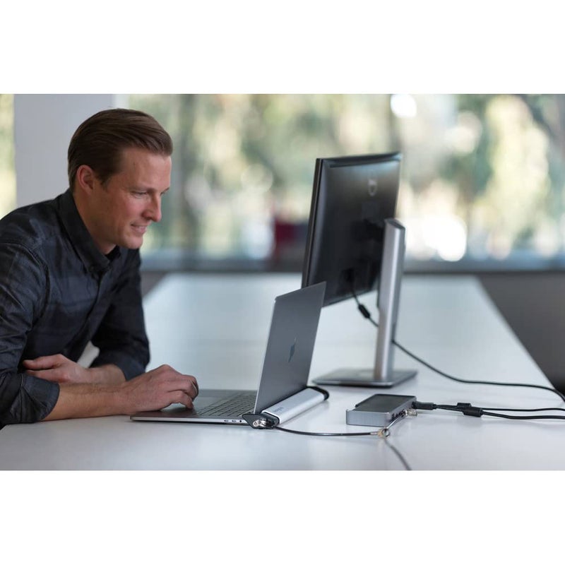 Kensington MacBook and Surface Laptop Locking Station with Keyed Lock Cable, Macbook Locks With 6 Foot Cable, Laptop Security Lock for Macbook Air/Pro, Laptop Locking Cable, K64453WW - Image 2