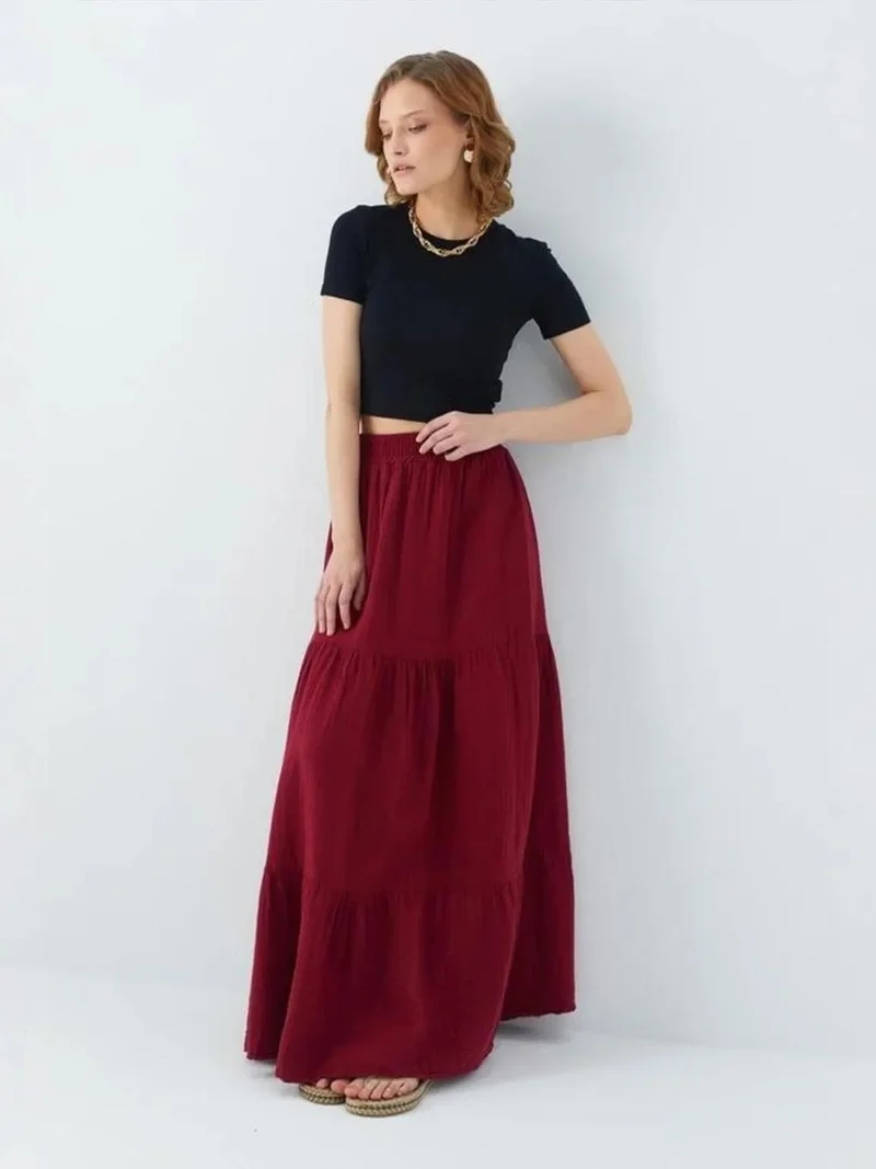 ميكسراي تنورة ماكسي قطن ميكسراي