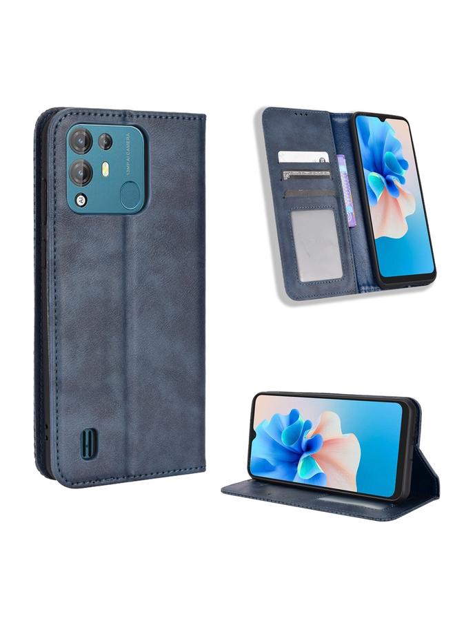 Zaboon Case For Blackview A55 Pro Magnetic Buckle Retro Texture Leather Phone Case - Image 1