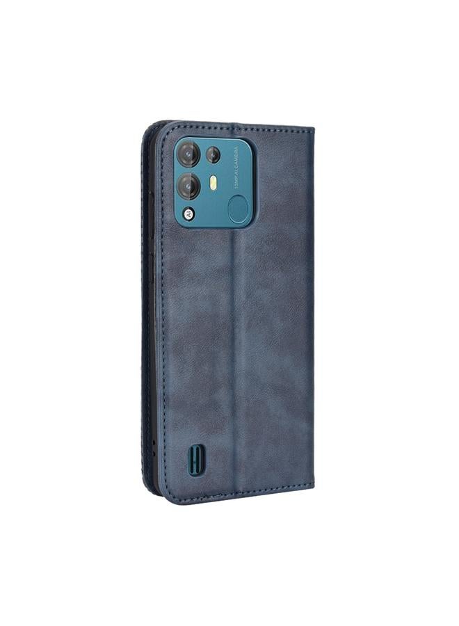 Zaboon Case For Blackview A55 Pro Magnetic Buckle Retro Texture Leather Phone Case - Image 3