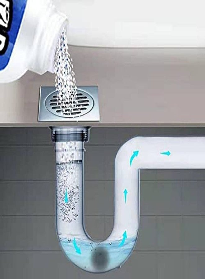 Brajin Wild Tornado Sink & Drain Cleaner Chemical Powder Removes Clogs, Blockages in Washbasin, Sinks, Pipes within 30 Minutes, No Manual Hassle with Drain spring pipe, Plunger (110 GM Pack of 1) - Image 3