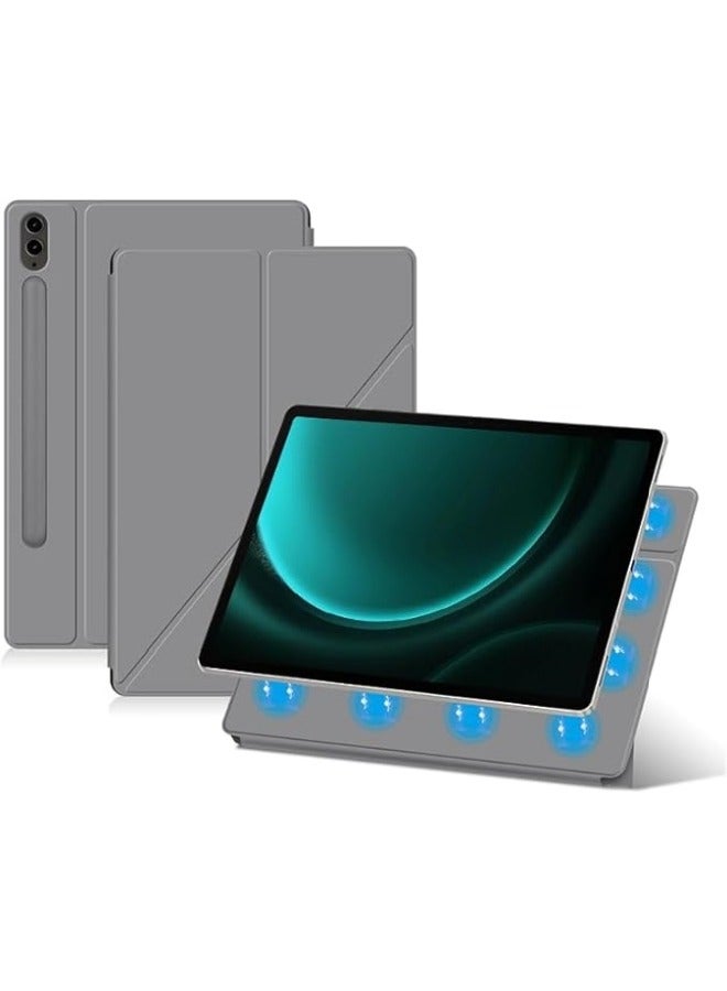 general Fold Magnetic Case Compatible with Samsung Galaxy Tab S9 Ultra Case 14.6 inch Tablet Case With Pen Slot Leather Shell Sleep Wake-Up  - Image 1