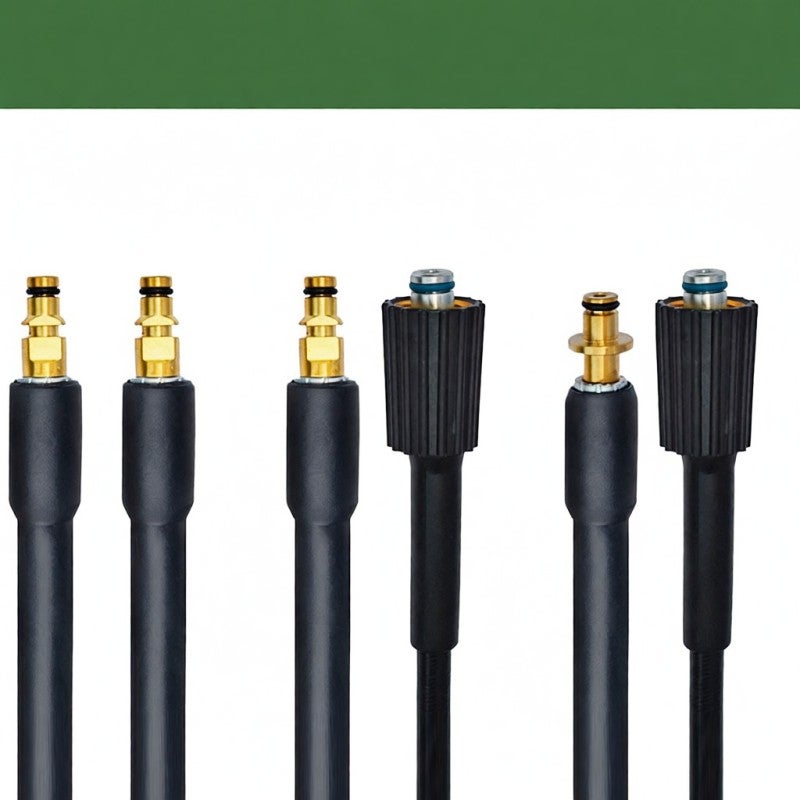 Pressure Washer Hose 10m Black: Enhanced 3-Layer Explosion-Proof Wear-Resistant - Versatile Replacement for Karcher K2-K7 Series High Pressure Washer Hose for Home Outdoor Cleaning Tasks - Image 5