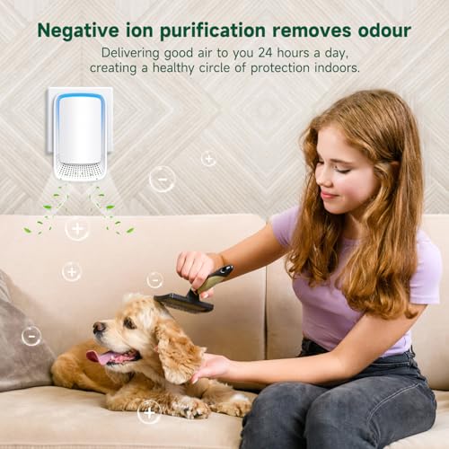 JOSTART Air Ionizers for Home (3 Pack), Negative Ion Generator, Quiet Air Freshener for Bedroom, Office, Kitchen, Portable Air Filter Odor, Smoke Dust, Pets, Eliminator, Mini Air Cleaner - Image 5