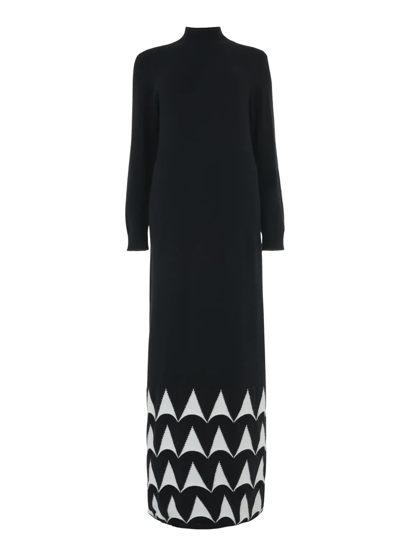 leem  Monochrome 3D Jacquard Dress for Women | Best Price UAE