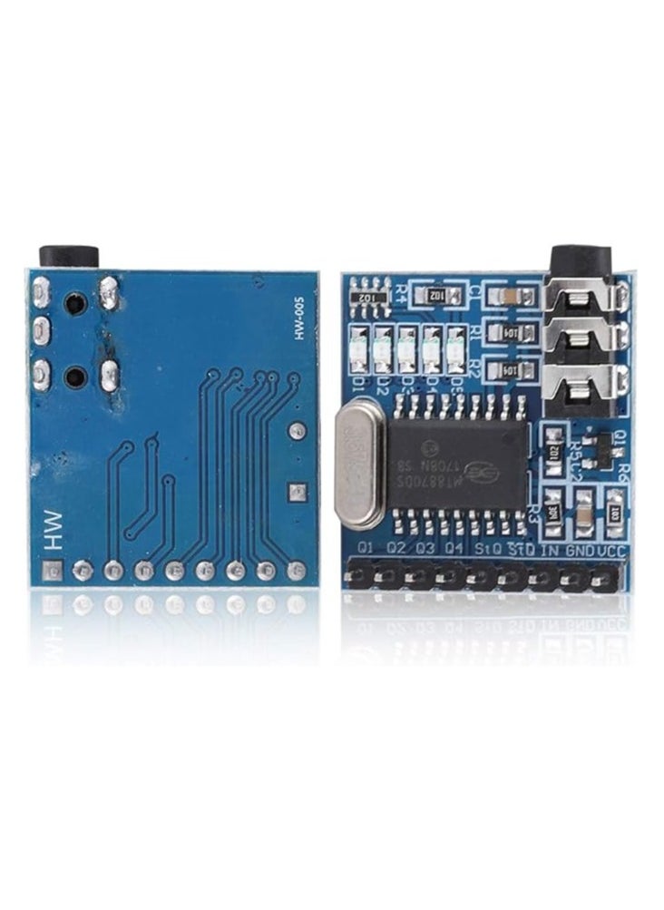 ماركة غير محددة وحدة فك تشفير الصوت MT8870 DTMF، فك تشفير الهاتف مع خمسة مؤشرات LED  - Image 2