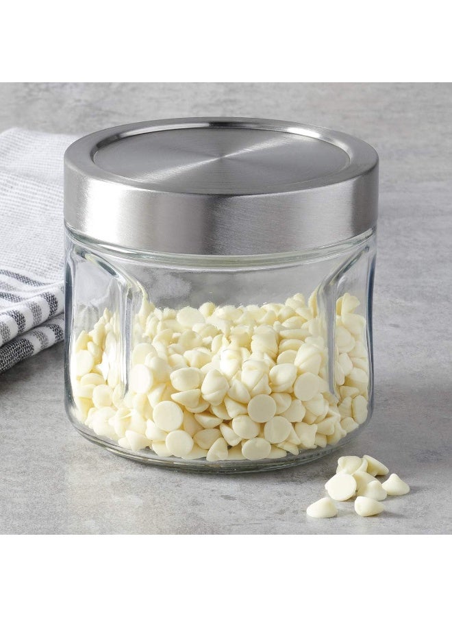 Anchor Hocking SecureLock Gripper Jar with Stainless Steel Lid, 1 Quart Capacity, Clear - Image 4