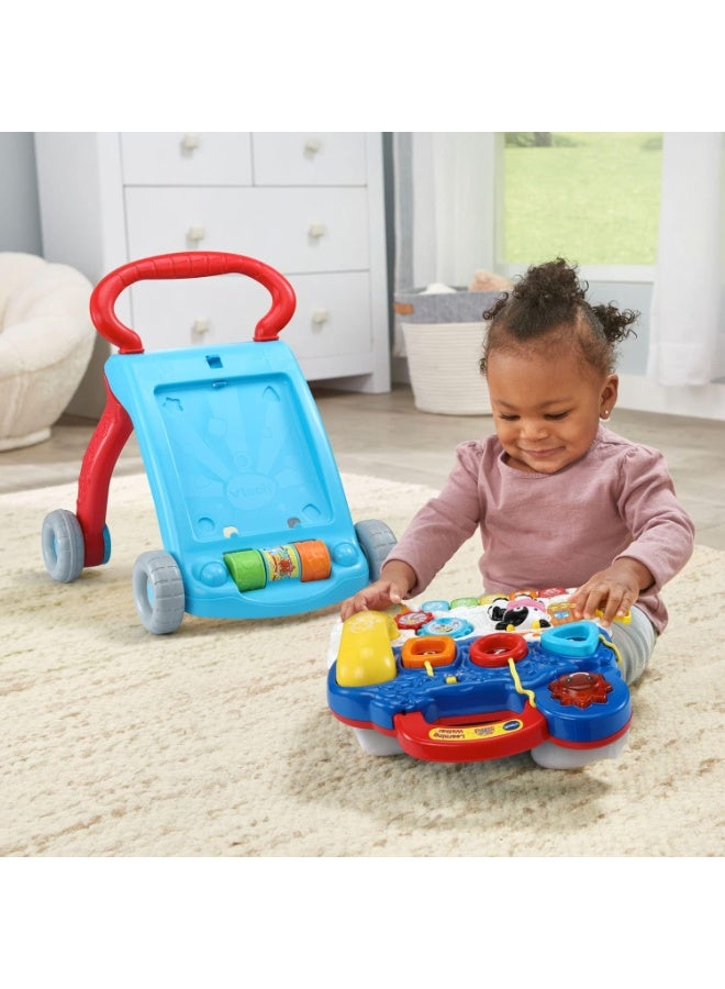 VTech Sit-to-Stand Learning Walker (Frustration Free Packaging), Blue - Image 4