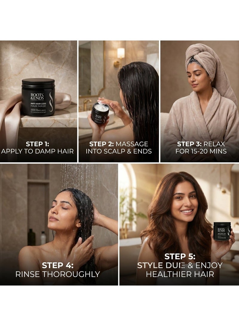 ROOTS & ENDS Intensive Hair Repair Conditioning Mask 300 ml - Image 3