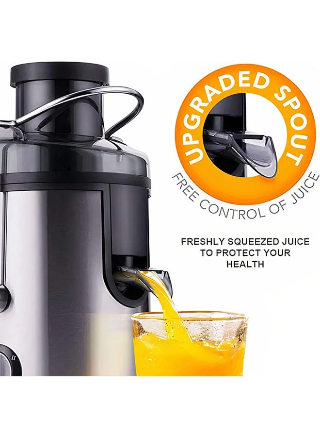Juicer Machine,800W Juicer for Whole Fruits and Vegetables,Faster Juicer with Dual Speed,Juice Residue Separation,Easy to Use/Clean,1600ML Cup Capacity,Anti-Drip  - Image 4