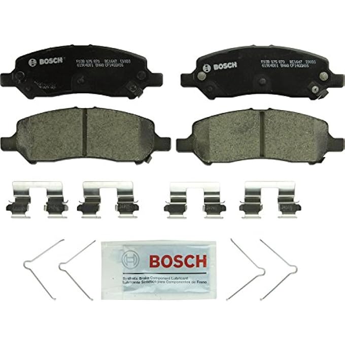 BOSCH BC1647 QuietCast Premium Ceramic Disc Brake Pad Set  Compatible with Select Dodge Dart REAR