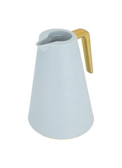 Alsaif Gallery Glory Pro Thermos Light Blue With Golden Handle 1L  - Image 3