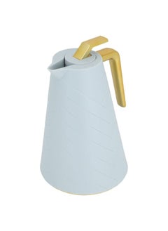 Alsaif Gallery Glory Pro Thermos Light Blue With Golden Handle 1L  - Image 1