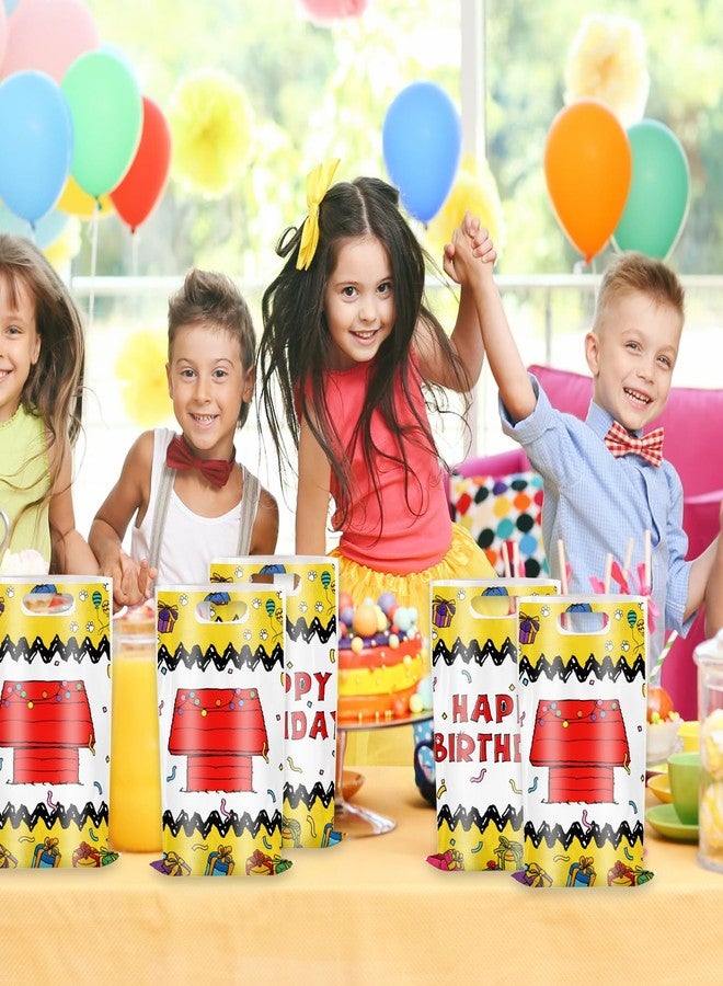 ACECAR 30Pcs Cartoon Dog Red House Party Gift Bags Birthday Supplies Gift Bags Red House for Favor Candy Goodie Treat Bags for Kids Birthday Party Decorations - Image 5
