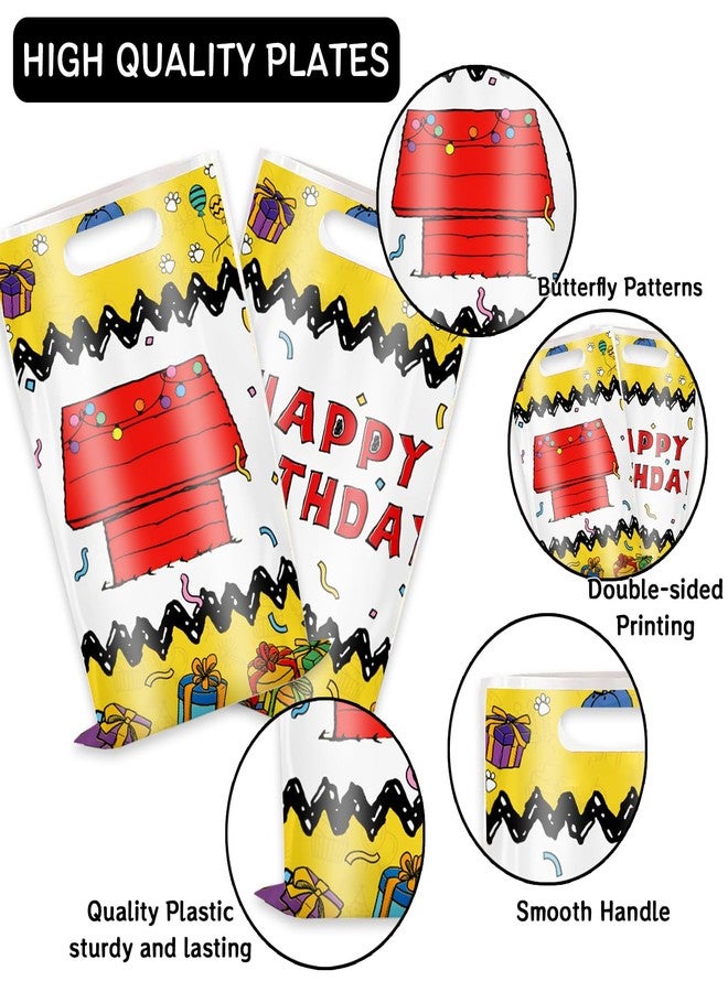 ACECAR 30Pcs Cartoon Dog Red House Party Gift Bags Birthday Supplies Gift Bags Red House for Favor Candy Goodie Treat Bags for Kids Birthday Party Decorations - Image 3