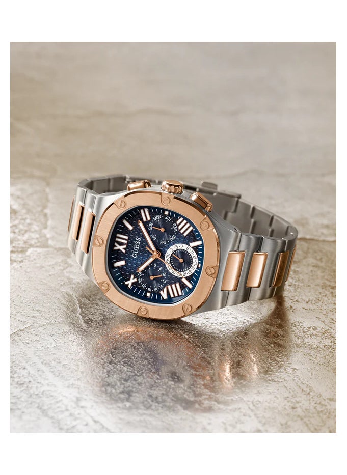 GUESS - GUESS Mens 2-Tone Multi-function Watch GW0572G4 - Image 1