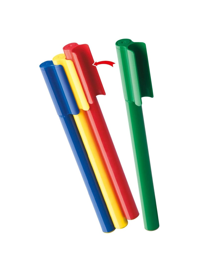 FABER-CASTELL 10 قطع قلم شعري مع أغطية موصلة متعددة الألوان - Image 2