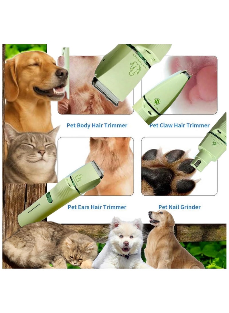 VGR V-219 Professional Pet Grooming Kit, 3 in 1 Grooming Kit with UV Light, 600mAh Battery, USB Charging, Up to 150 Minutes Runtime - Image 5