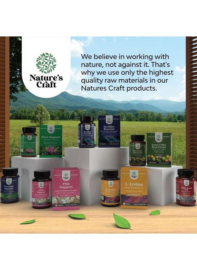 Natures Craft - Pure Thyroid Support Supplement for Women - Thyroid Support for Weight Loss Mood Support and Natural Energy Pills - Wellness Thyroid Supplement for Women with Daily Vitamins for Women - Image 1