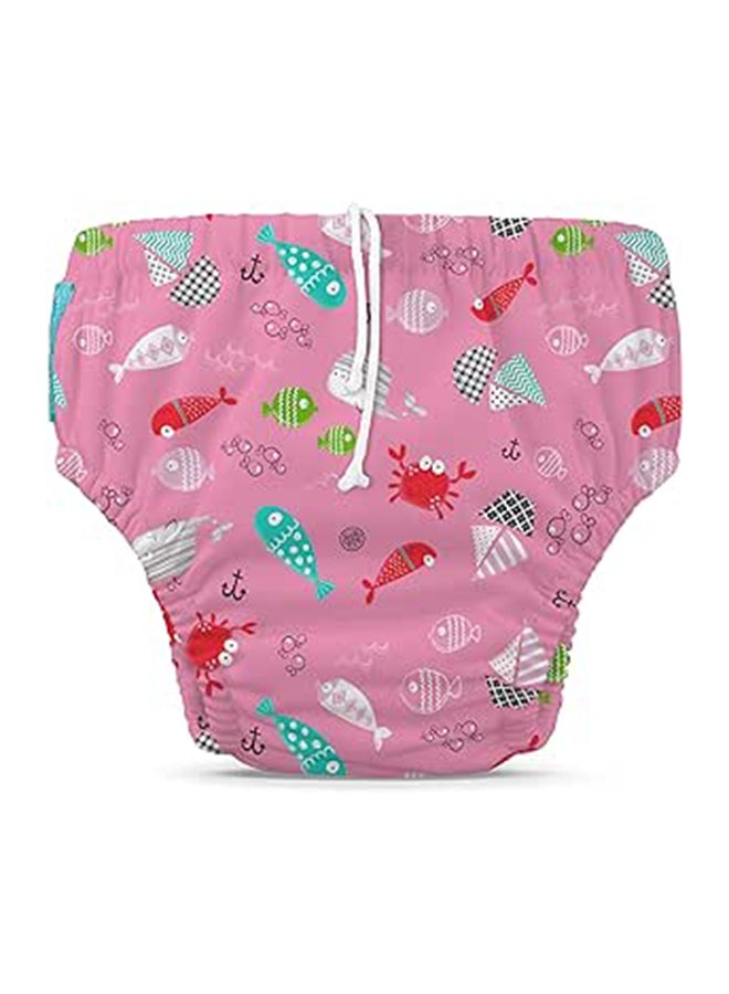 Charlie Banana 2 In 1 Swim Diaper And Traing Pants Florida Pink X-Large - Image 1