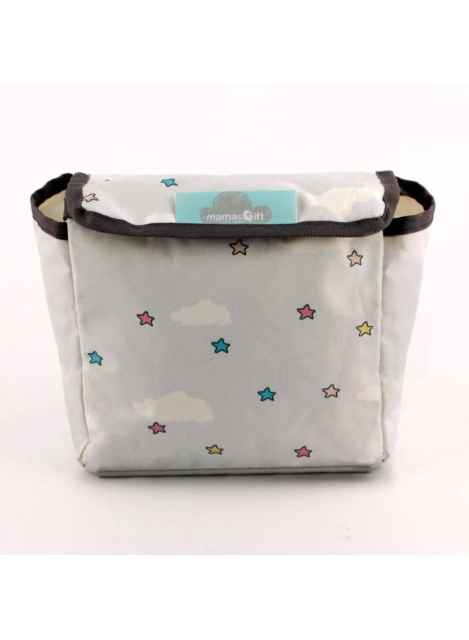 ماماز جيفت حقيبة حفاضات صغيرة مصممة للتسوق أو الذهاب إلى الحديقة أو الرحلات القصيرة. لستِ بحاجة لحمل حقيبة كبيرة، استخدمي حقيبة الحفاضات الصغيرة هذه. تتسع لأكثر مما تتخيلين. - Image 1