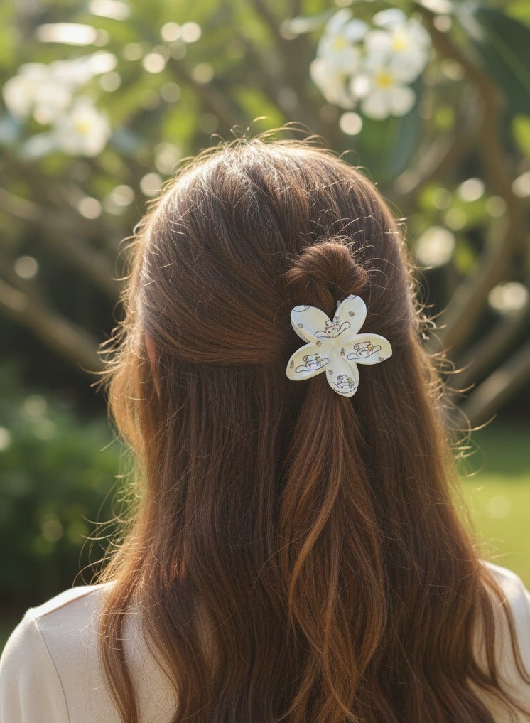 سانريو طقم اكسسوارات شعر بناتي كيوت-طوق شعر ومشابك - Image 3