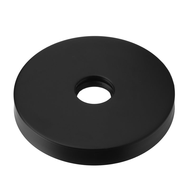 Shower Arm Flange 4 Inch: Stainless Steel Escutcheon Plate Cover Wall Damage - Extra Large Diameter Pipe Replacement for Standard 1/2in Pipe, No Tools Required Installation, Durable with Rubber Gasket - Image 1