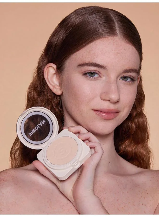 شيجلام Skin-Focus High Coverage Powder Foundation-Fair