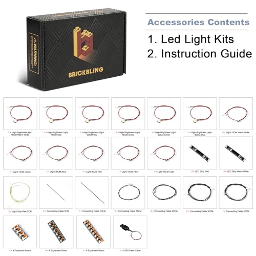 BrickBling LED Light Compatible with Lego Dungeons and Dragons: Red Dragon's Tale, Compatible with Lego 21348 (Bricks Not Included) - Image 3