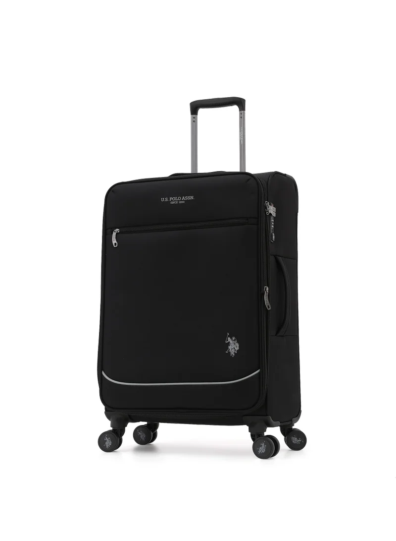 U.S. Polo Assn. U.S. Polo Assn. 3-Piece Softshell Luggage Set | 20" 24" 28" Spinner Suitcases with TSA Lock - Complete Travel System