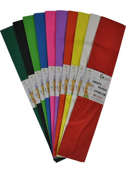 Bafix Crepe Paper White 80972 10 Pieces (1 Pack of 10 Pieces) 