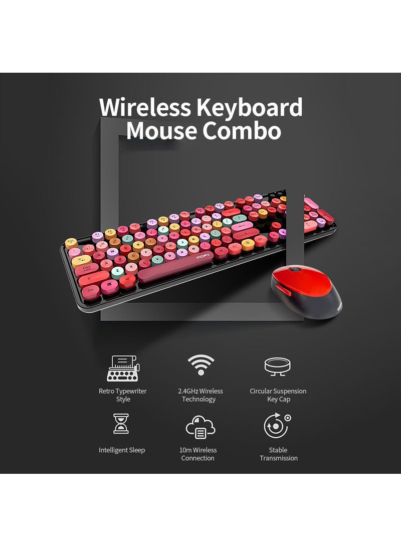 NIBEMINENT 2.4G Wireless Keyboard And Mouse Set  - Image 2