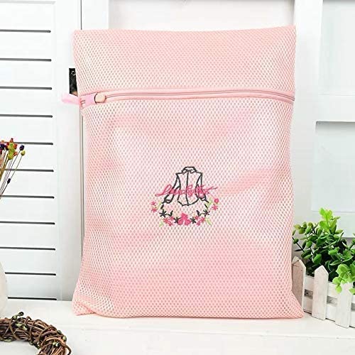 PRO ROOP PRO ROOP Mesh Cloth Washing Machine Bag Net Laundry Wash Laundry Bag Bra for Underwear Lingerie Fragile Clothing Set of 1Mesh Cloth Washing Machine Bag  - Image 1
