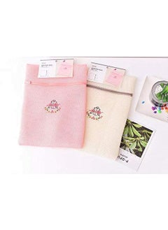 PRO ROOP PRO ROOP Mesh Cloth Washing Machine Bag Net Laundry Wash Laundry Bag Bra for Underwear Lingerie Fragile Clothing Set of 1Mesh Cloth Washing Machine Bag  - Image 3